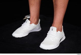 Grigory dressed foot sports white sneakers 0002.jpg